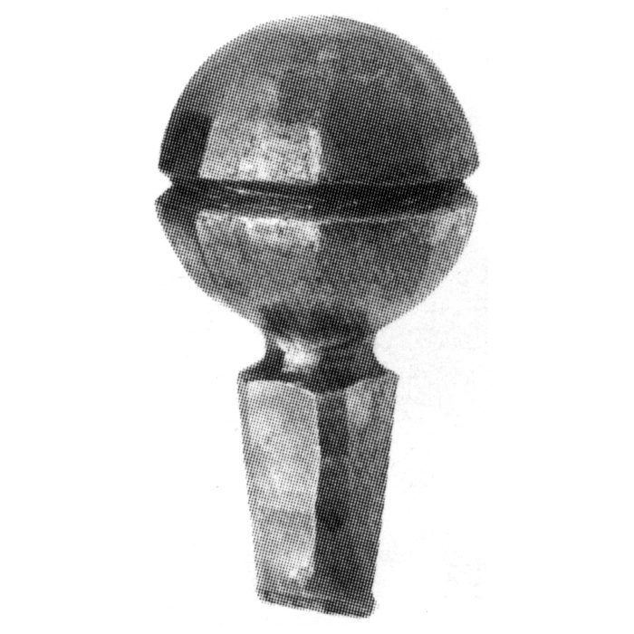 113/10  70mm RD. FORGED DECORATIVE TOP