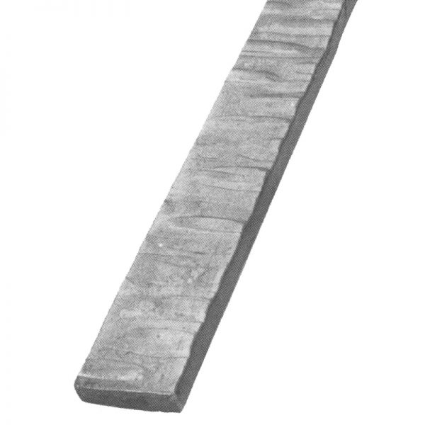 118/11  20 x 4mm HAMMERED FLAT BAR 3000mm (10 FT.) - 2 SIDES (DISCONTINUED)
