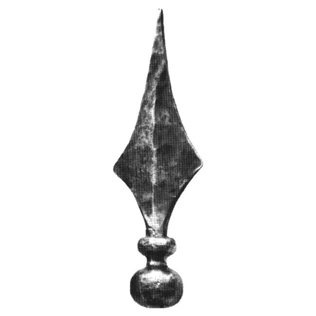 120/1  40mm RD. HAND FORGED SPEAR 220mm H