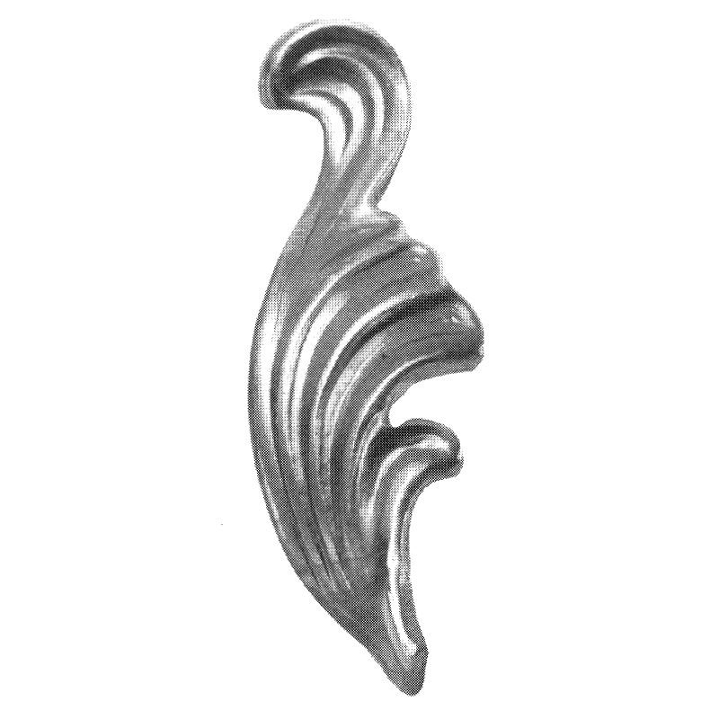 136/13  3mm HOT STAMPED LEAF 30 x 90mm - RIGHT