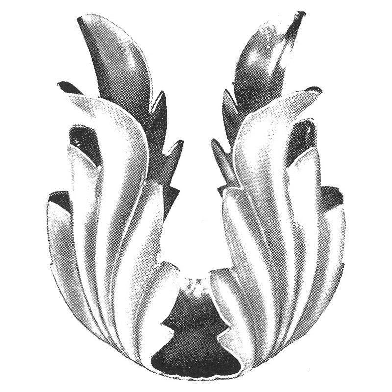 140/5  0.5mm SHEET METAL FLOWER 60 x 69mm