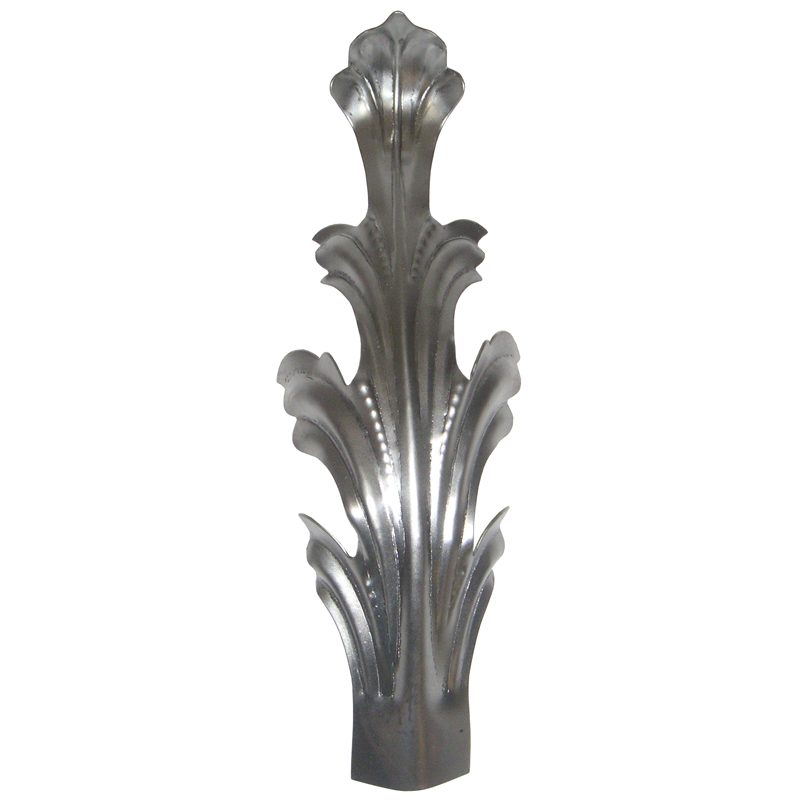 2014JB  STAMPED LEAF 3 1/4"W x 10 1/4"H