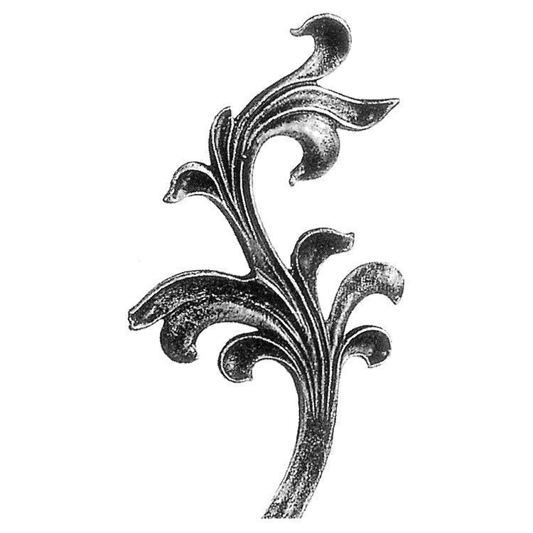 29/07  4mm FORGED LEAF 129 x 230mm - LEFT