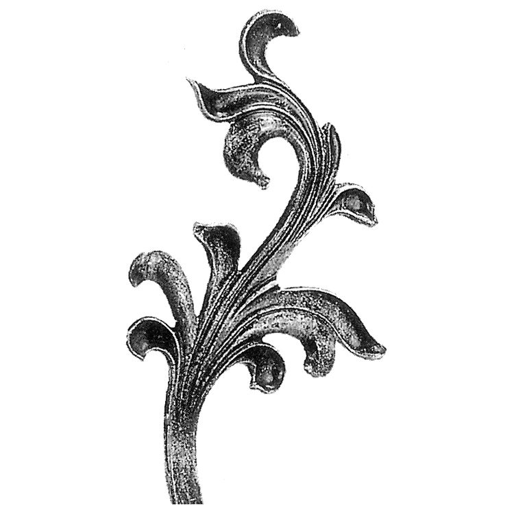 29/08  4mm FORGED LEAF 129 x 230mm - RIGHT