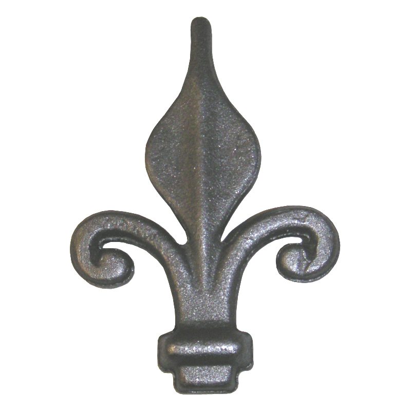 3/A/24  3/4"SQ. FORGED SPEAR 3 1/2"W x 5 1/4"H