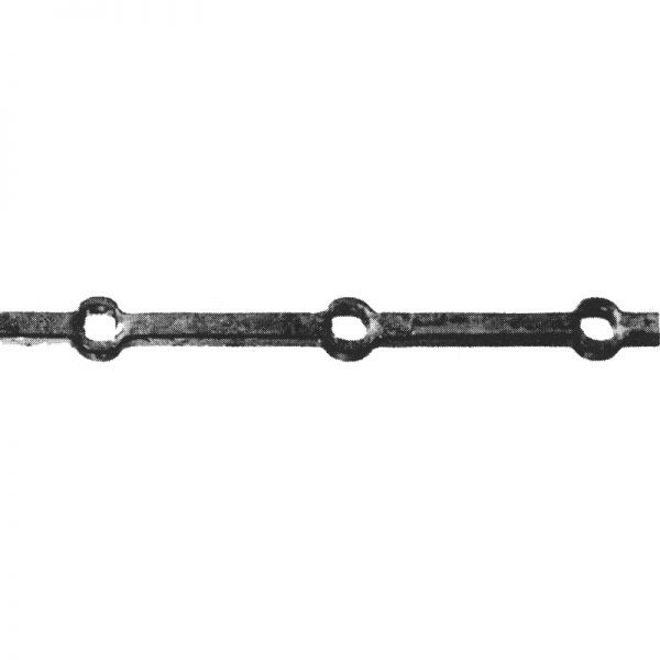 42/A/5  14mm SQ. FORGED PIERCED BAR 2000mm (6.5 FT.) (DISCONTINUED)