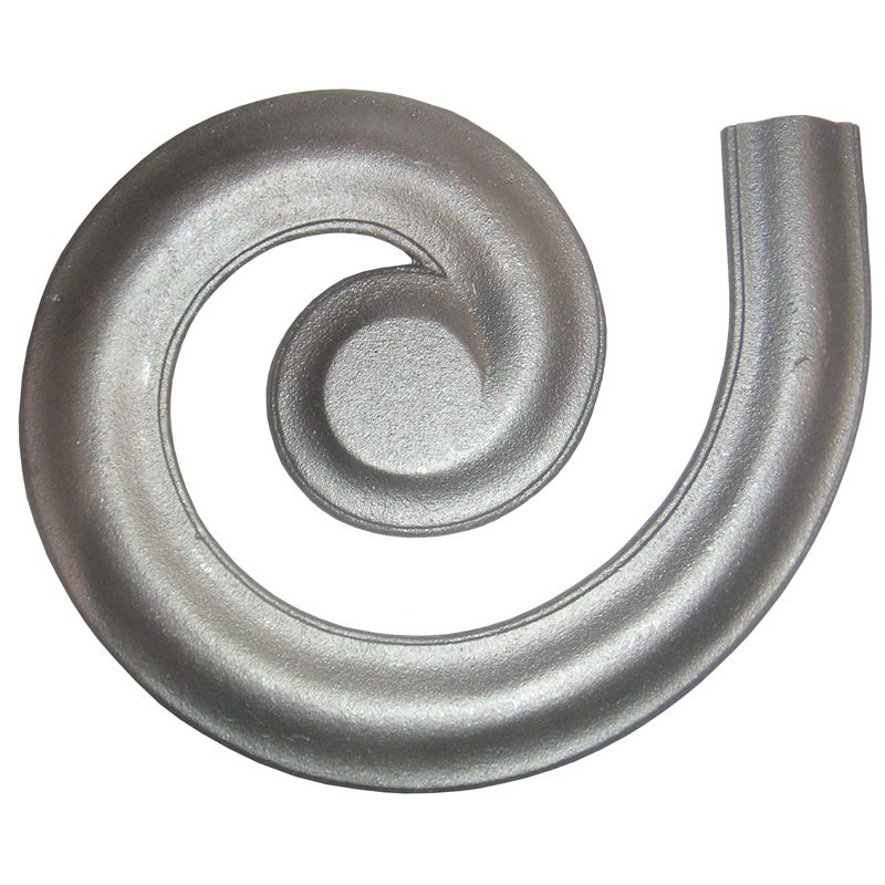 4441GL  2 1/4" MALLEABLE IRON LEFT MOLDING LATERAL SCROLL FOR MCRW