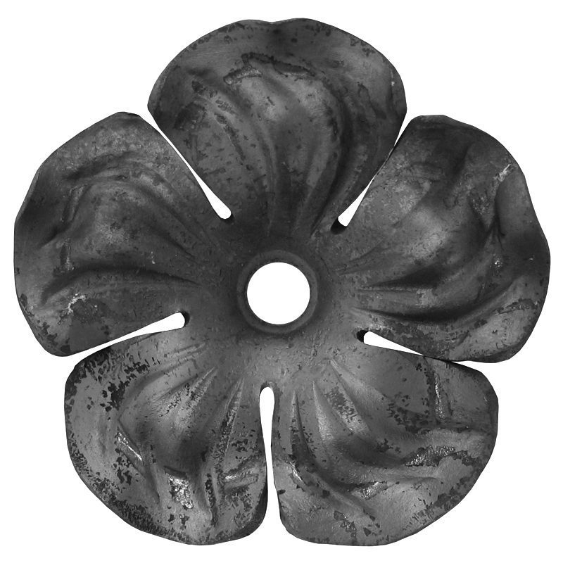 45109  4mm STAMPED ROSETTE 90mm DIA.