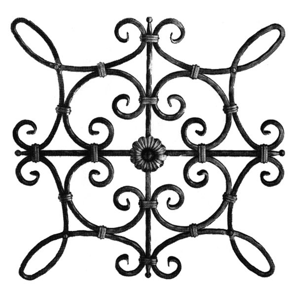 480/1  12mm SQ. FORGED PANEL 660 x 660mm