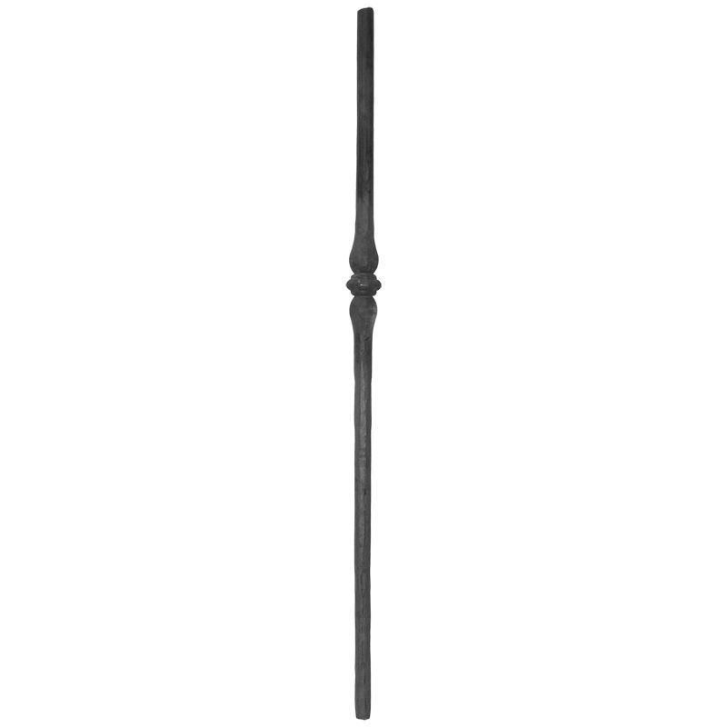 508/3114  1 1/4"RD. FORGED POST WITH SINGLE COLLAR 47"
