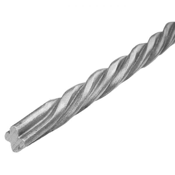 626/3  12mm RD. TWISTED PROFILE BAR 3000mm (10 FT.)