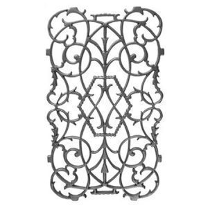 638  (SF) CAST MODERN DESIGN PANEL 8 1/2" x 14 3/4" (CUSTOM ORDER)
