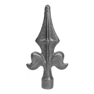 647  5/8"RD. CAST SPEAR 2 1/4"W x 5"H (CUSTOM ORDER)