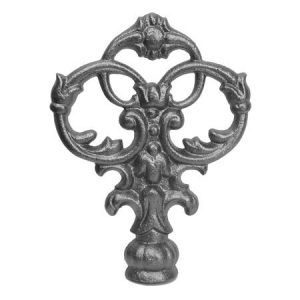 651  1/2"RD. CAST VICTORIAN CROWN FINIAL 4"W x 5 1/4"H (CUSTOM ORDER)