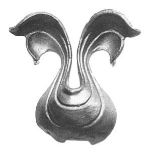 664/4  3mm MALLEABLE CAST LEAF 90 x 90mm