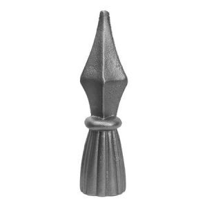 669  1"SQ. CAST TASSEL SPEAR 8"H