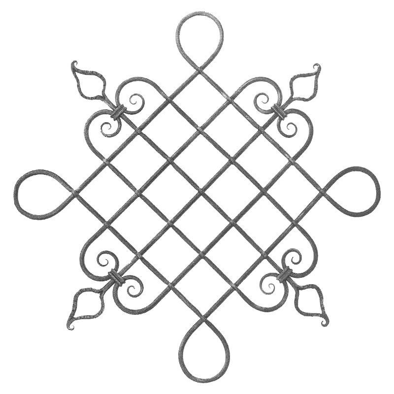 679/2 12mm RD. FORGED PANEL 830 x 830mm