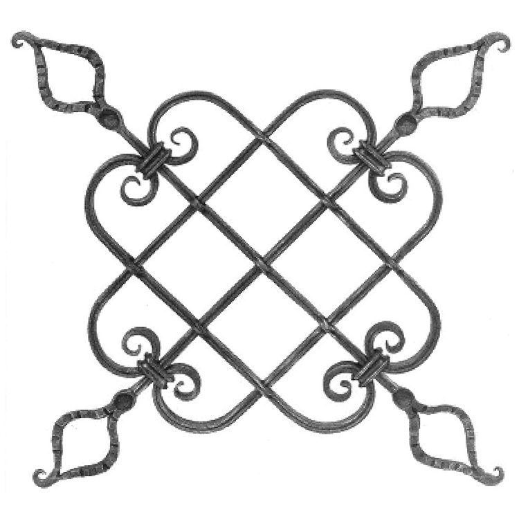 680/1  16 x 8mm FORGED PANEL 420 x 420mm