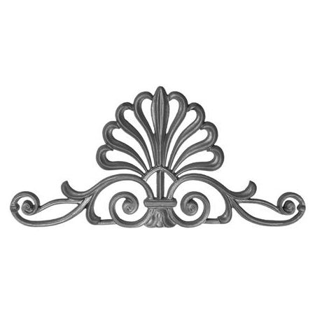 680 (SF) CAST SCROLL CROWN 22"W x 10"H
