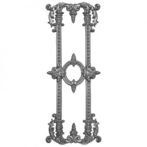 692  (SF) CAST VICTORIAN DESIGN 11 1/2" x 29 1/2"
