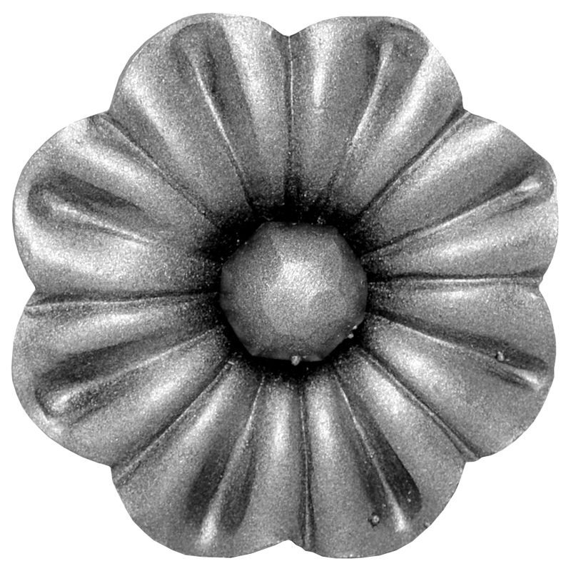 697/4  3mm FORGED ROSETTE 65mm DIA.