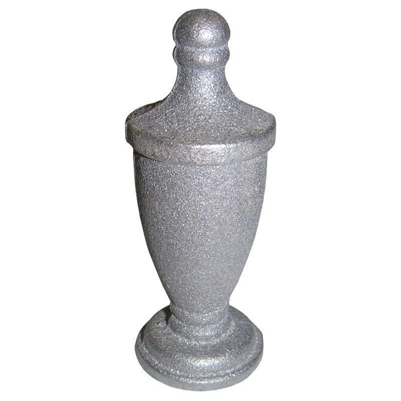 8-URN  1 1/2"RD. CAST URN 4"H
