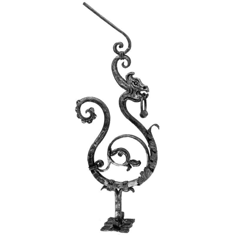 802/1 30mm SQ. DRAGON POST 350 x 1000mm