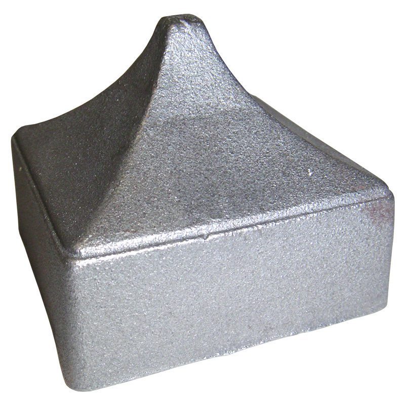 813 2 1/2"SQ. CAST TRADITIONAL CAP 2 1/4"H