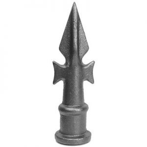 825 1/2"SQ. CAST LANCE 4 3/4"H (CUSTOM ORDER)
