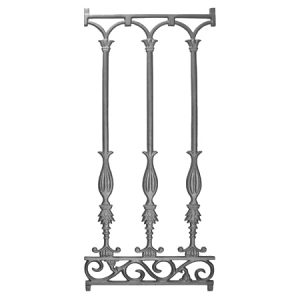 8504  CAST RAILING PANEL 14" x 30 3/4"