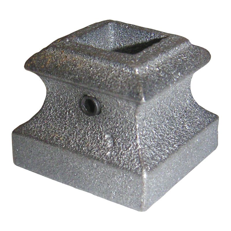 8524  1/2"SQ. CAST SHOE WITH SET SCREW 1 1/4"W x 1"H
