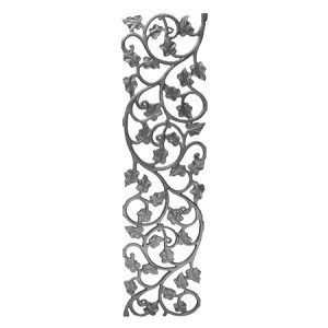 856  CAST IVY LEAF PANEL 8 3/4" x 31" (CUSTOM ORDER)