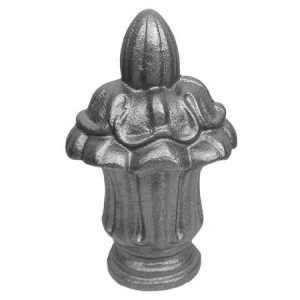 861-Z  1"SQ. CAST DECORATIVE SPEAR 3 3/4"W x 6 1/4"H (CUSTOM ORDER)