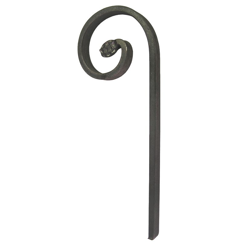 87/1S 1/2" x 1/4" FORGED SCROLL 3 1/4" x 8 1/4"