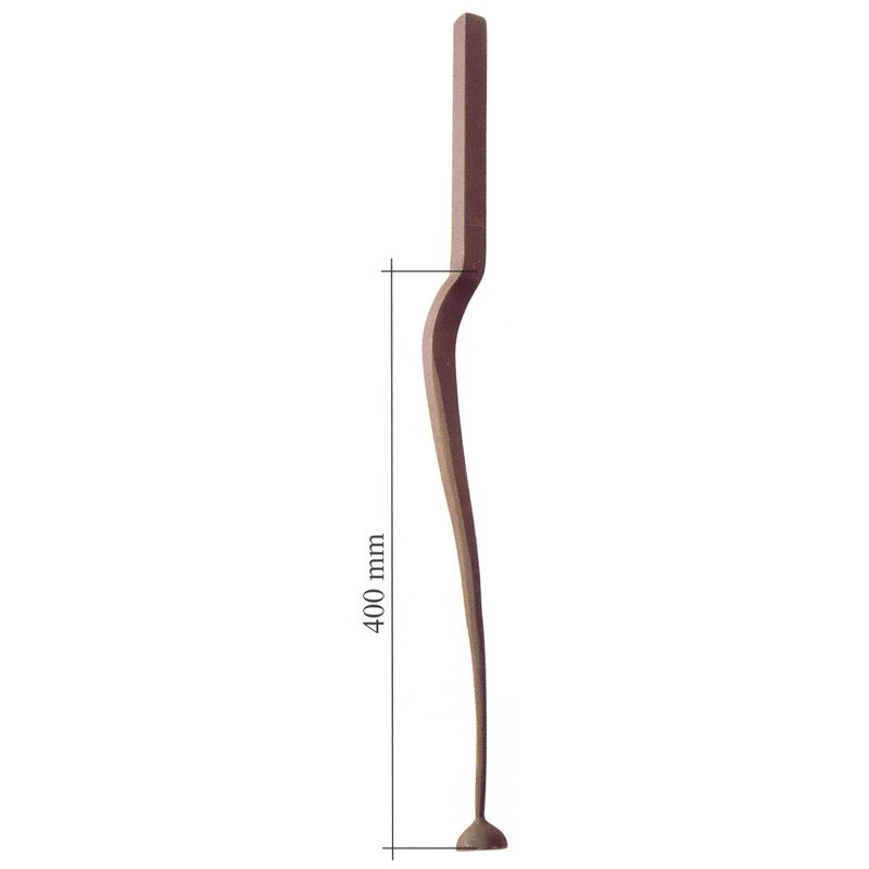 888/2  20mm SQ. FORGED TABLE LEG 610mm H