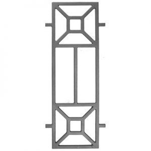 93  CAST MODERN DESIGN PANEL 9 1/4" x 23 1/4" (CUSTOM ORDER)