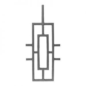 94-B  CAST MODERN DESIGN PANEL 8" x 18 1/4" (CUSTOM ORDER)