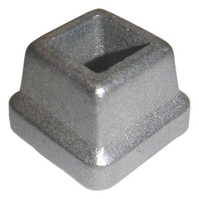 9508 3/4"SQ. CAST SHOE 1 1/4"H (CUSTOM ORDER)