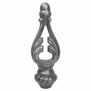 9511  1/2"RD. CAST SPEAR 2"W x 6 1/2"H