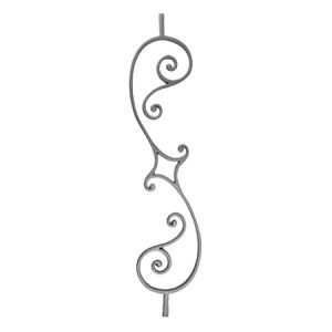9601  (SF) CAST SCROLL PANEL 6 3/4" x 32" (CUSTOM ORDER)