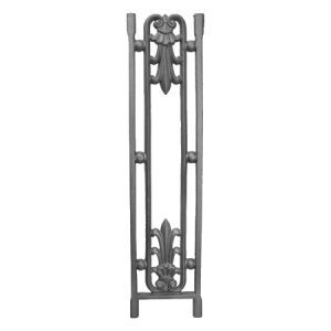 9614  (SBO) CAST RAILING PANEL 7" x 28 1/2" (CUSTOM ORDER)