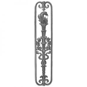 9620  CAST RAILING PANEL 5 1/4" x 25 5/8" (CUSTOM ORDER)