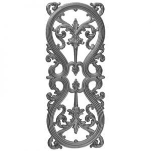 9635  (SBO) CAST RAILING PANEL 11" x 28" (CUSTOM ORDER)