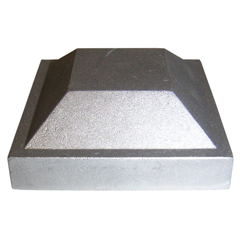 AL212P  2 1/2"SQ. ALUMINUM PYRAMID POST CAP 2 3/4"W x 1 1/8"H