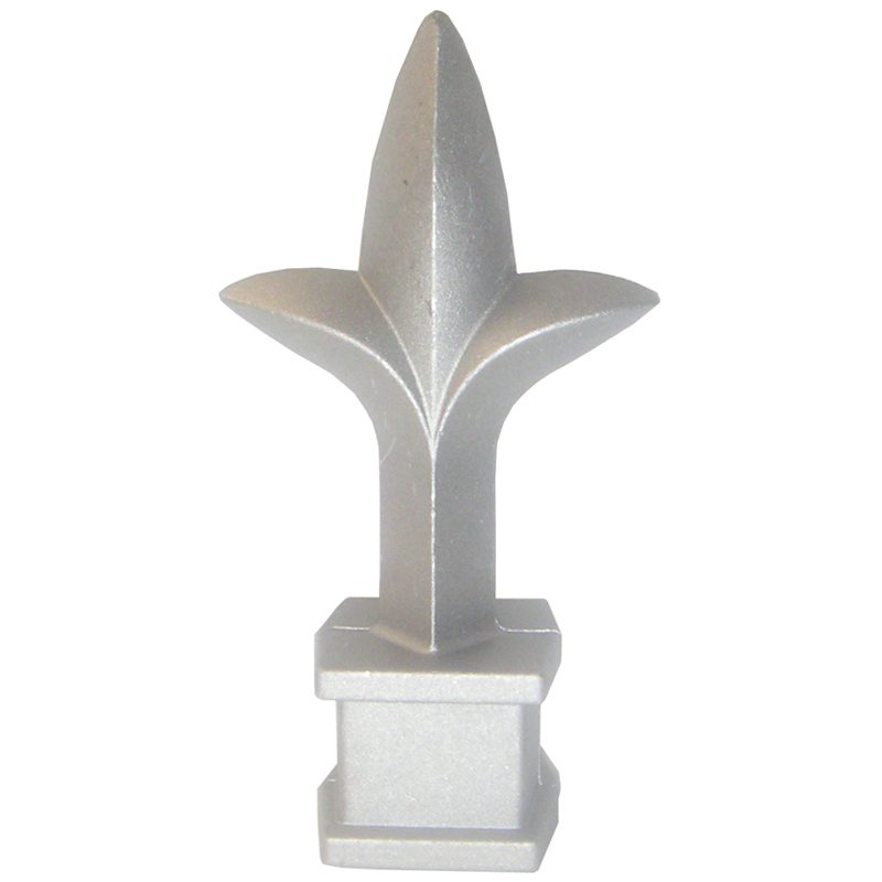 AL649Z 1"SQ. ALUMINUM FINIAL 3 1/4"W x 6 1/8"H
