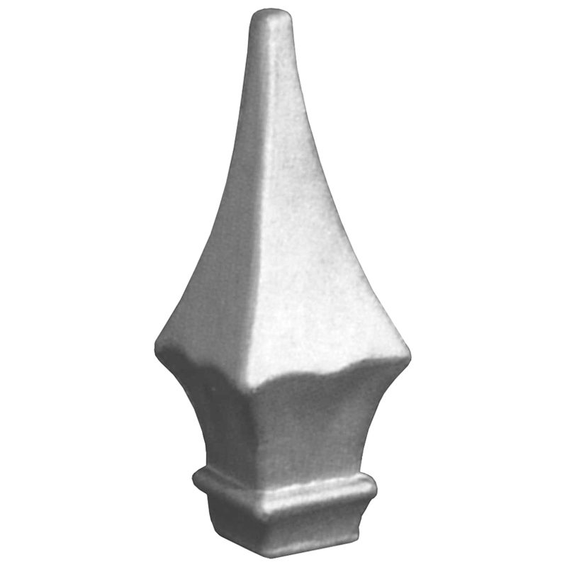 AL671AF  3/4"SQ. 4-SIDED ALUMINUM SPIRE 1 7/8"W x 5 1/4"H
