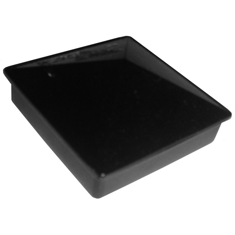 AL807PB  2"SQ. ALUMINUM PYRAMID POST CAP (BLACK) 2 5/8"W x 1"H