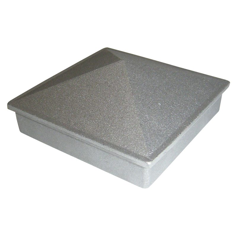 AL813  2 1/2"SQ. ALUMINUM PYRAMID POST CAP 2 7/8"W x 1 1/2"H