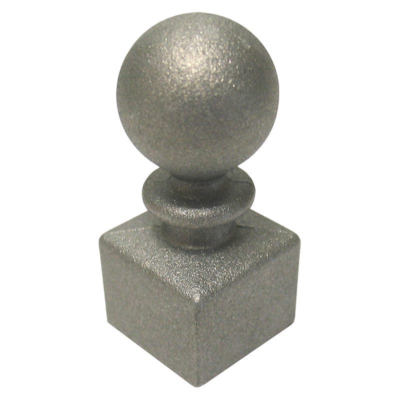 ALBALL34FIN  3/4"SQ. ALUMINUM BALL CAP 1"W x 2 1/4"H