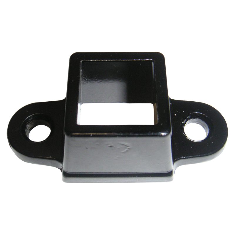 ALMM-BLK  1"SQ. ALUMINUM SHOE 3 5/8"L x 1 3/4"W x 1 3/8"H - BLACK (DISCONTINUED)